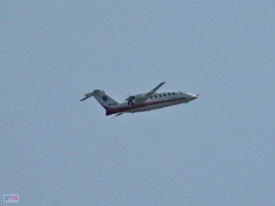 Sanitarny turbośmigłowiec Piaggio P.180 Avanti