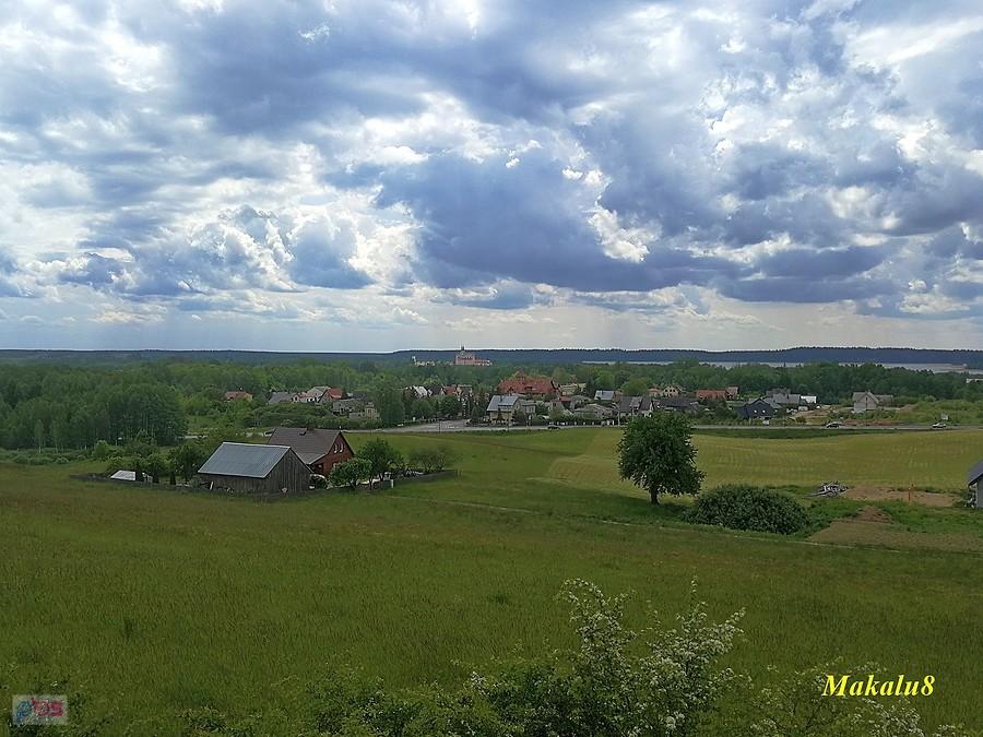 Stary Folwark i Wigry z punktu widokowego
