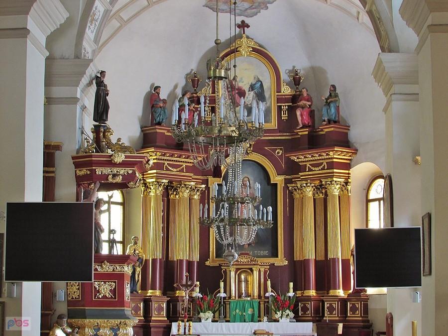Szczebrzeszyn - ołtarz w kościele św. Mikołaja