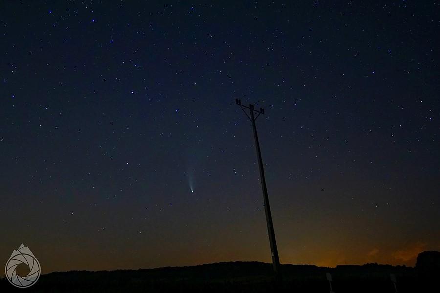niechcący łapię w kadr kometę Neowise