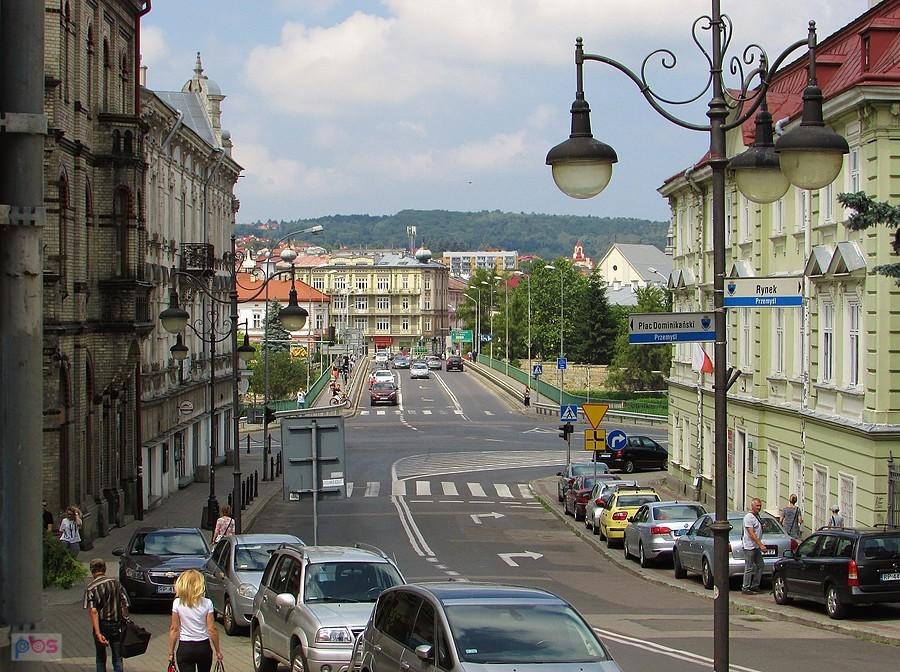 Przemyśl - widok na Most Orląt Przemyskich