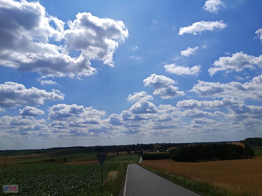 Piękny widok za Gostyniem