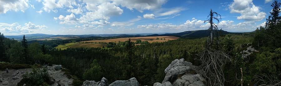 Panoramka z kolejnego punktu widokowego