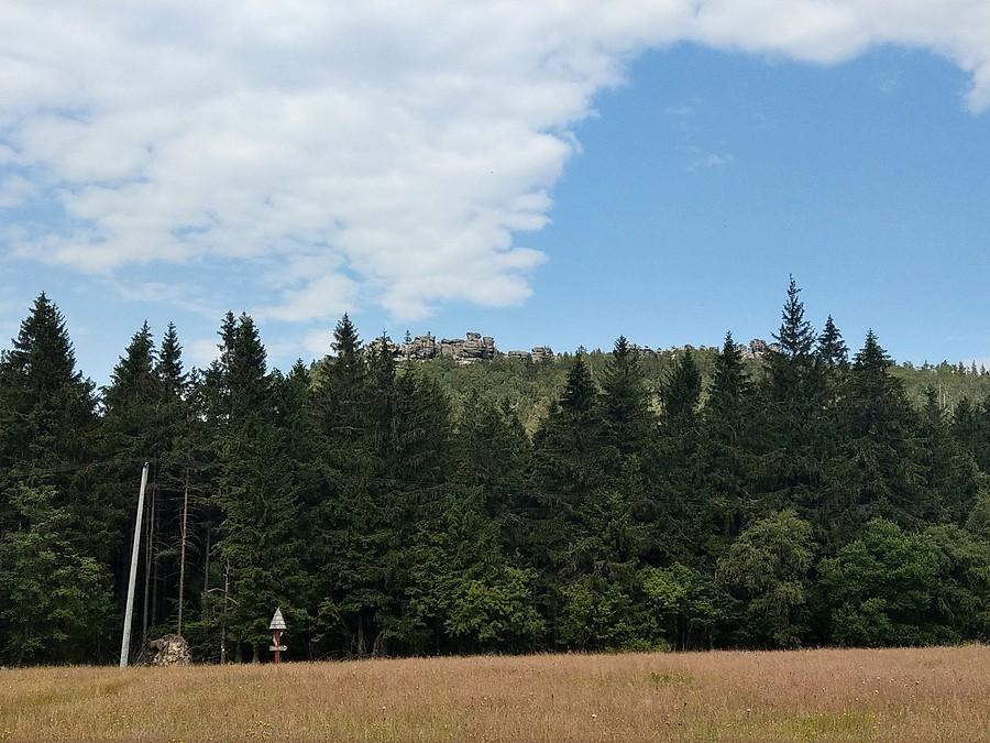 Lichy widok na Szczeliniec