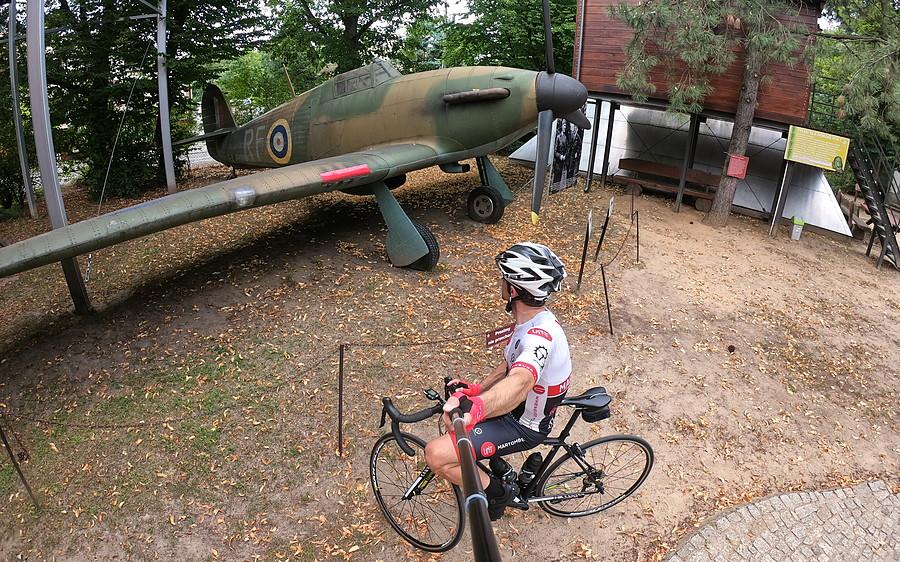 Odwiedziłem sławnego Hawker Hurricane z Dywizjonu 303