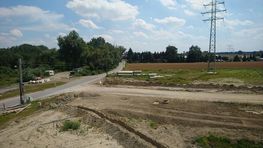 Widok w stronę południową, w dole ulica Ruczaj