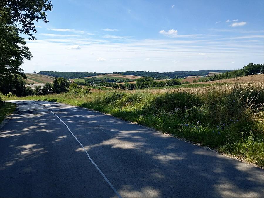 Takie i lepsze widoczki mieliśmy po drodze