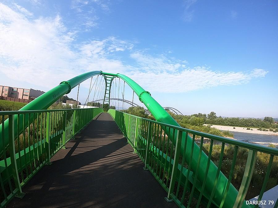 Nowy Sącz - Kładka nad rzeką Kamienicą