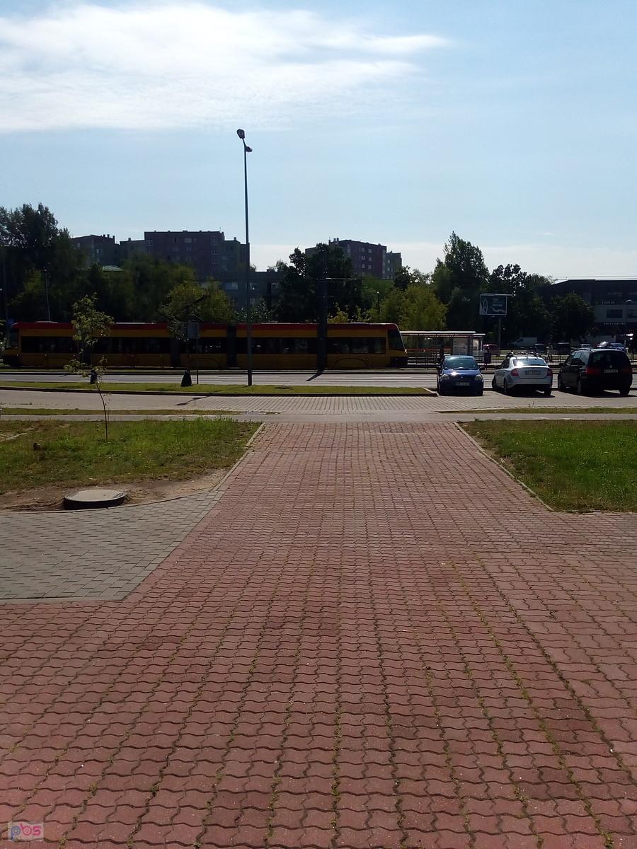 Widok z budynku, gdzie załatwiałam sprawę