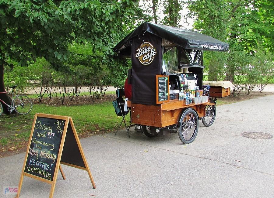 Bike Cafe w Ogrodzie Krasińskich