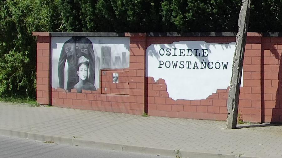 Mural w Łomiankach 1