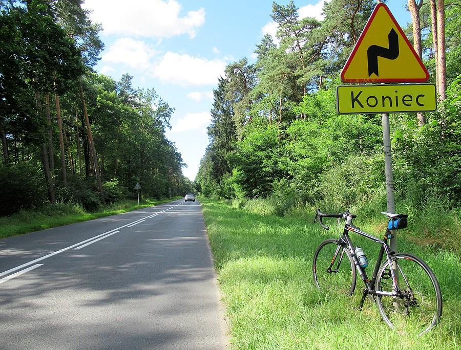 Droga między Wierzonką a Kobylnicą