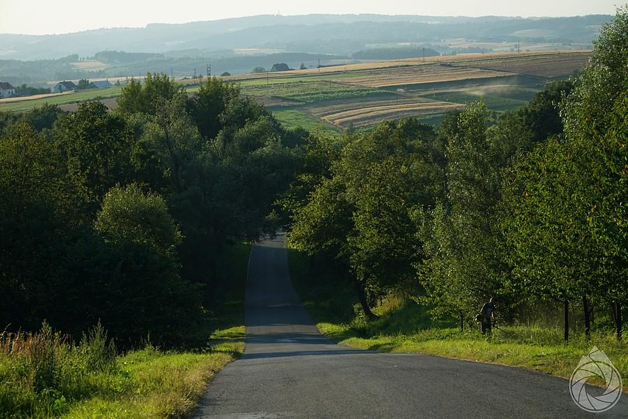 rzut oka na podjazd z Jaszczurowej