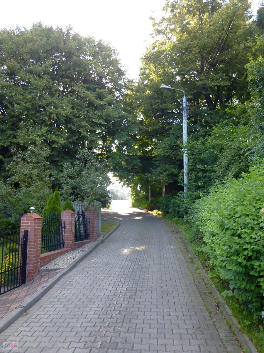 W oddali wiadukt nad Boczną