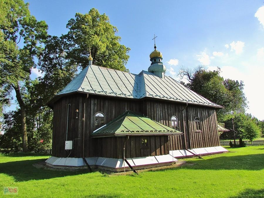 Cerkiew powstała w latach 1856–1860 jako świątynia greckokatolicka, obecnie jest to cerkiew prawosławna