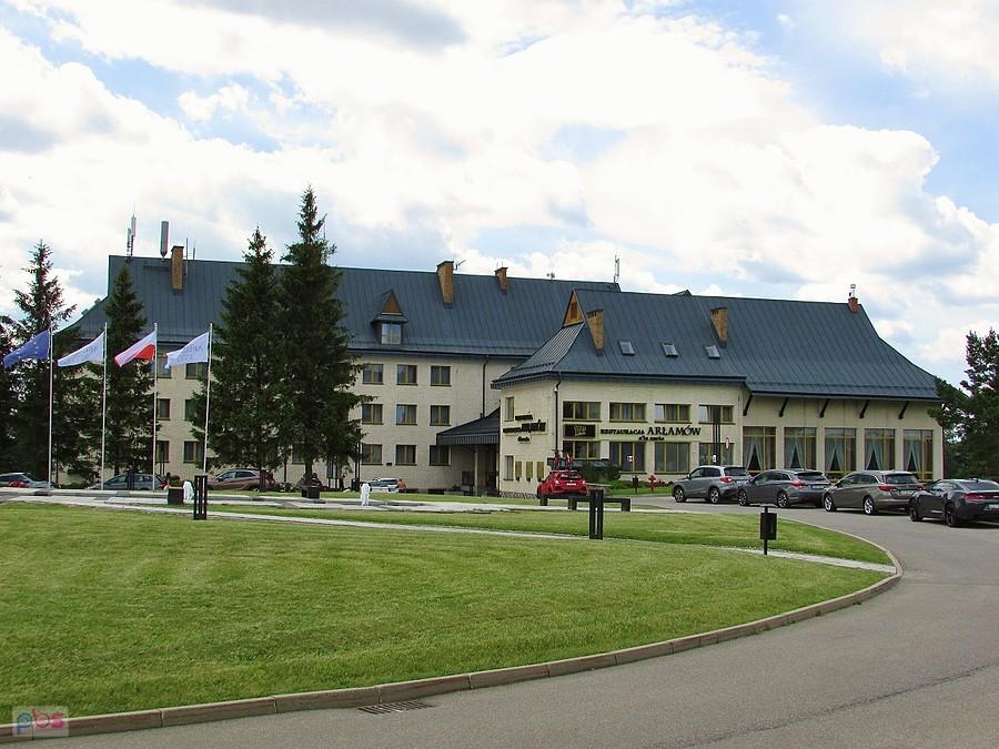 Arłamów - stary budynek pamietający Wałęsę