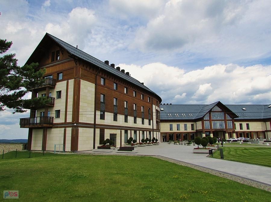 Arłamów - zachodnie skrzydło hotelu