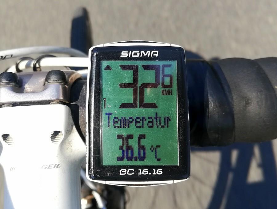 Dzisiaj była zdecydowanie nieludzka temperatura - 36,6