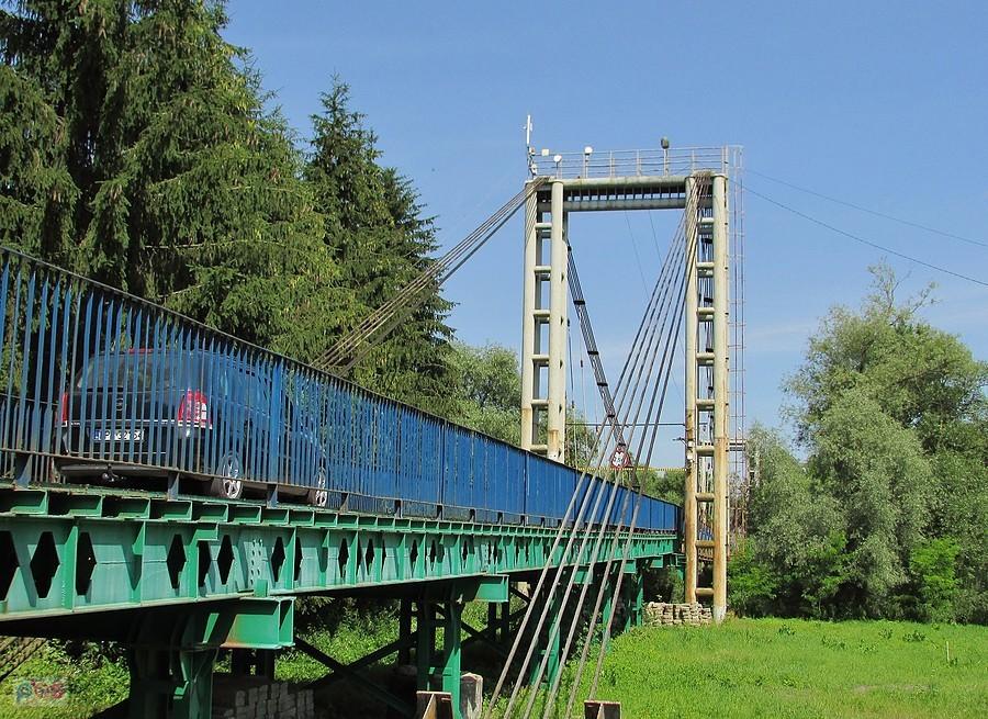 Most nad Sanem w Krasiczynie