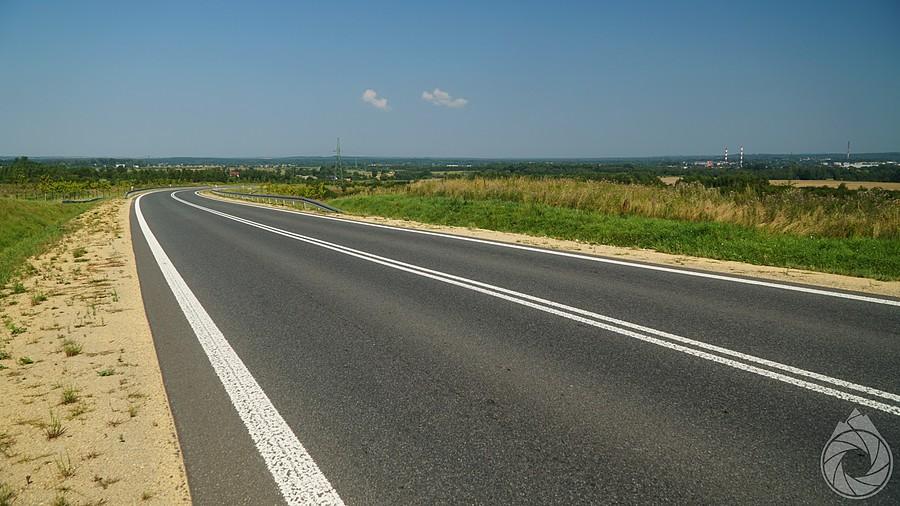 jakieś widoki z podjazd nad Myszków