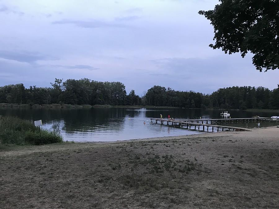 Jezioro w Lubaszu