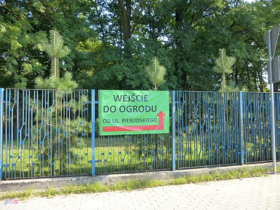 Wejście do Ogrodu Botanicznego jednak nie od ul. Botanicznej