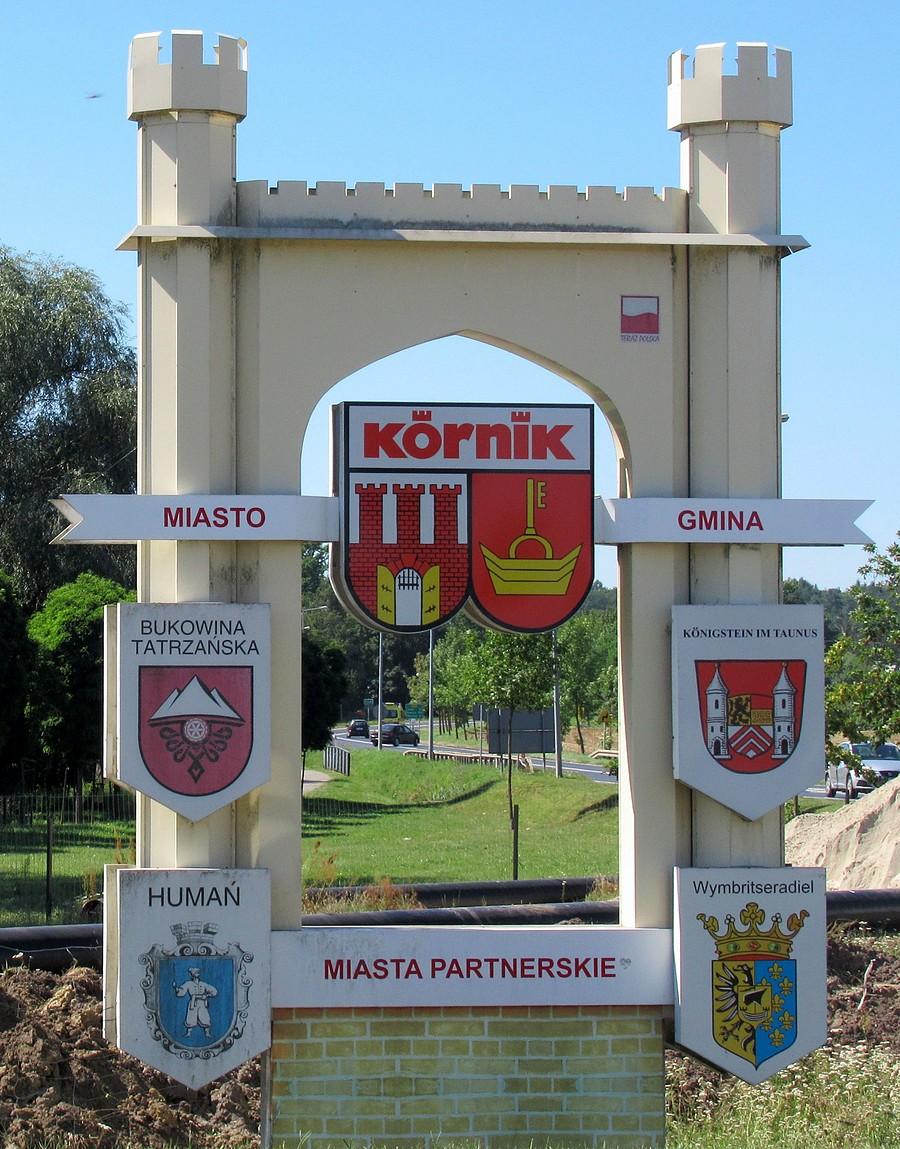 Gminy partnerskie miasta Kórnik