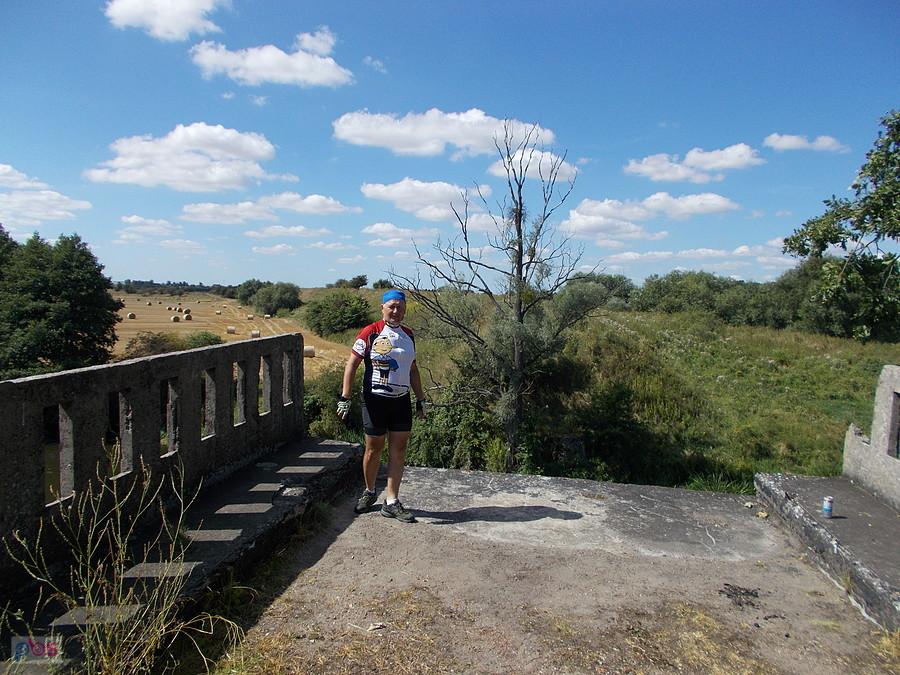 Na przyczółku dawnego mostu Jagow Brücke
