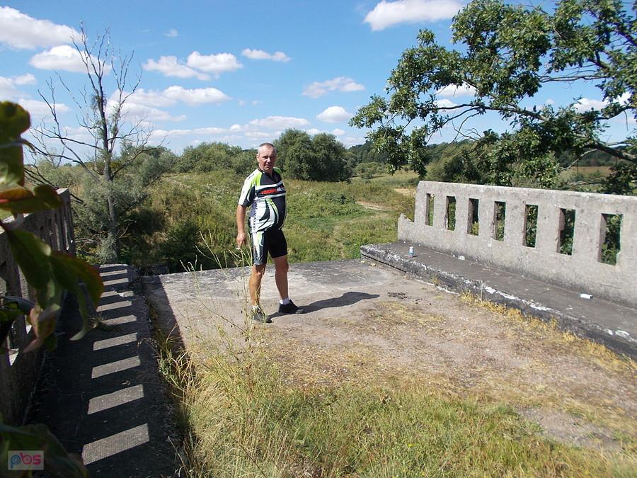 Na przyczółku dawnego mostu Jagow Brücke