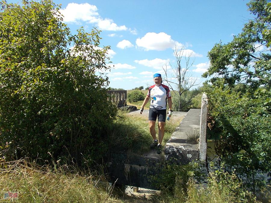 Na przyczółku dawnego mostu Jagow Brücke