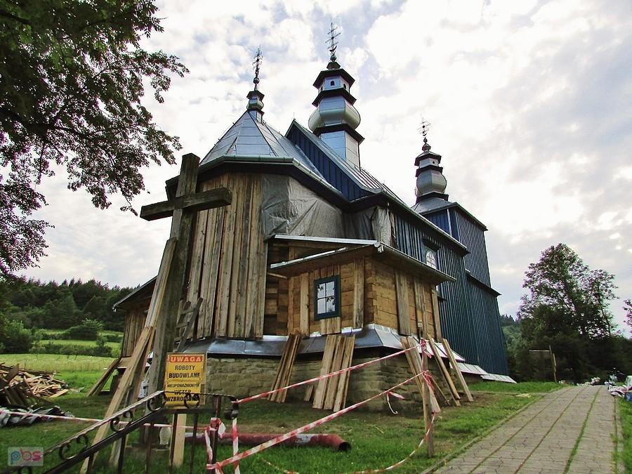 Hołuczków - cerkiew św. Paraskewii przechodzi remont