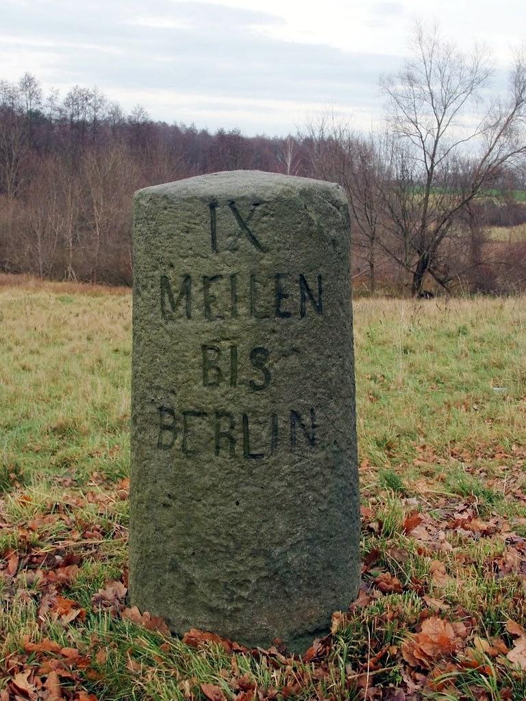 Pruski kamień milowy pod Heinersdorf