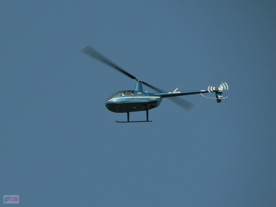 Loty turystyczne nad Warszawą helikopterem Robinson R44 Raven