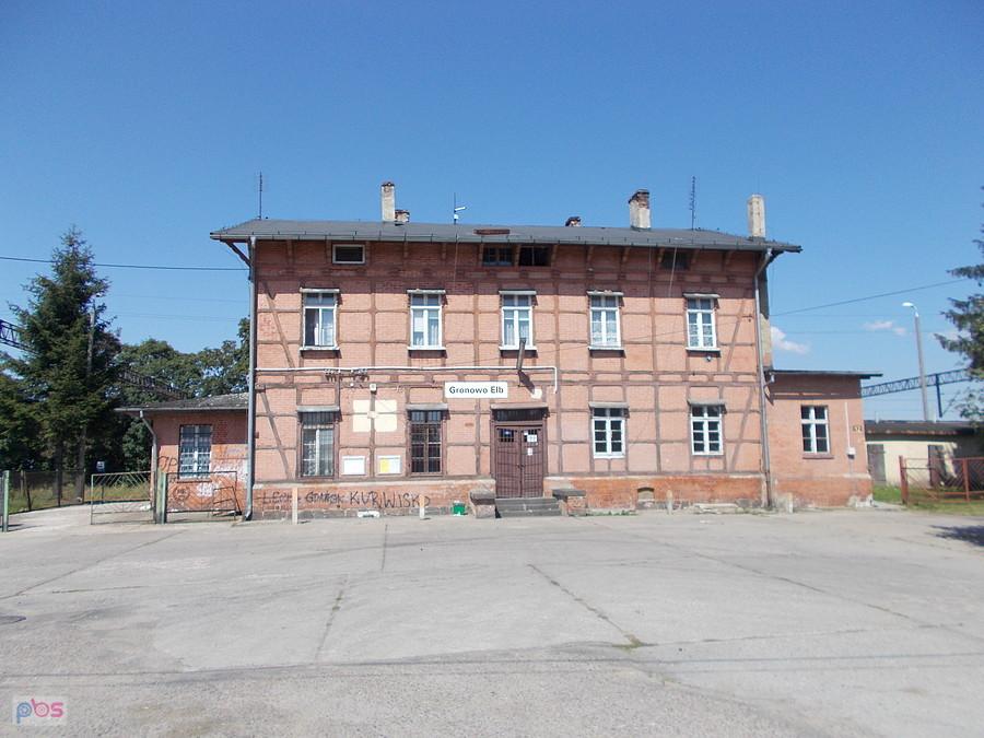 Dworzec kolejowy w Gronowie Elbląskim