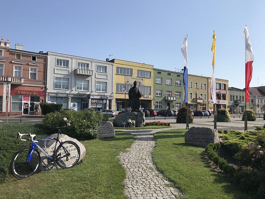 na rynku w Obornikach