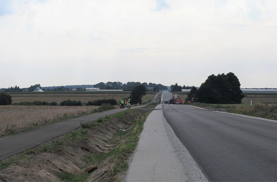 Budowa kompletnie niepotrzebnej śmieszki na odcinku Stęszew - Dymaczewo