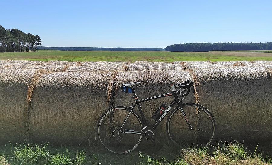 Chociaż rower miał swój kawałek cienia