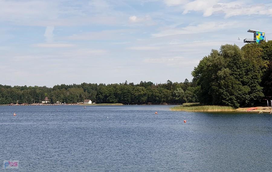 Jezioro Ińsko i odali plaża miejska