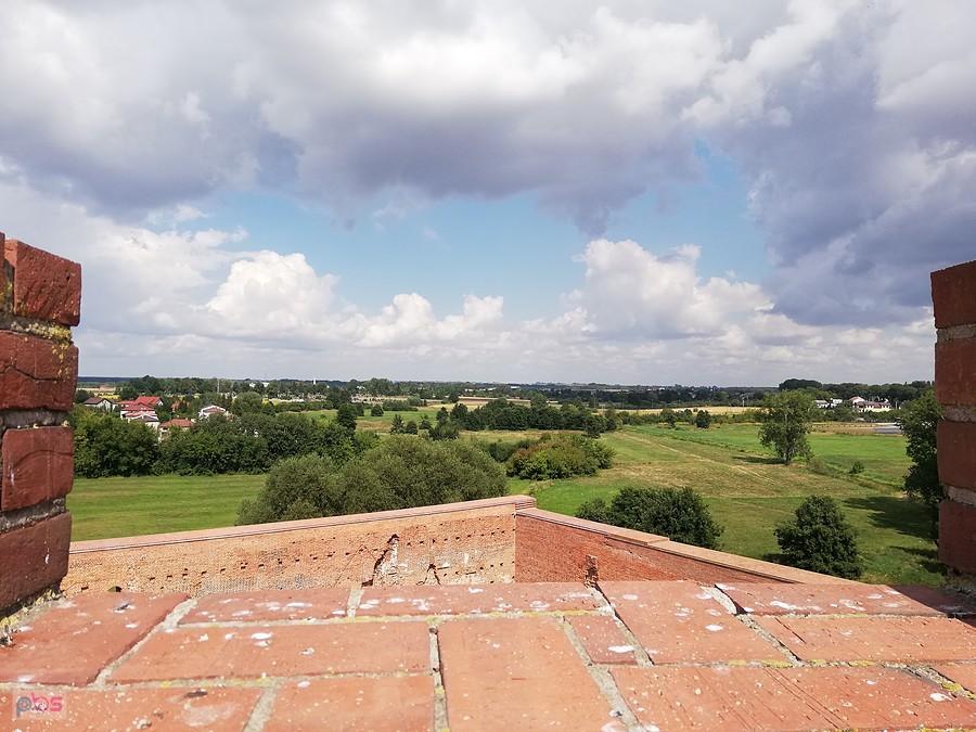 Widok z zamkowej baszty