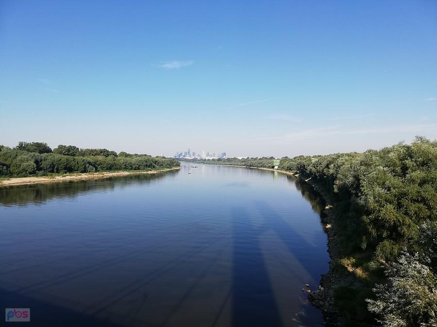 To chyba obowiązkowe zdjęcie z Warszawy. Widok z Mostu Siekierkowskiego