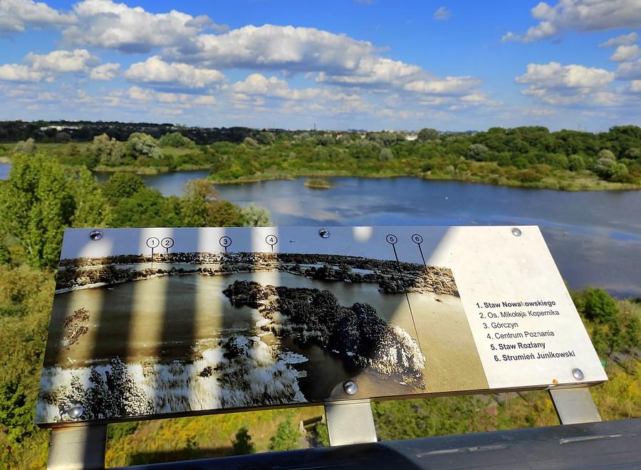 Widok z instrukacją obsługi, Szachty, Poznań