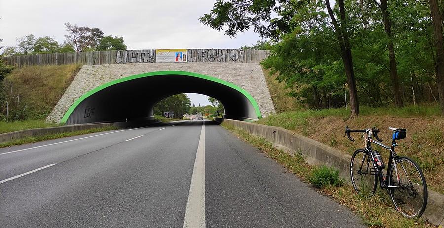 Wiadukt koło Dębienka, czyli Ultras Lech zasłonięty przez JPII