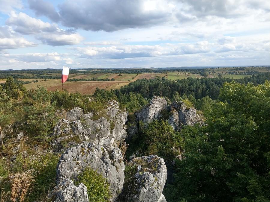 Widok ze Skały Rajcy