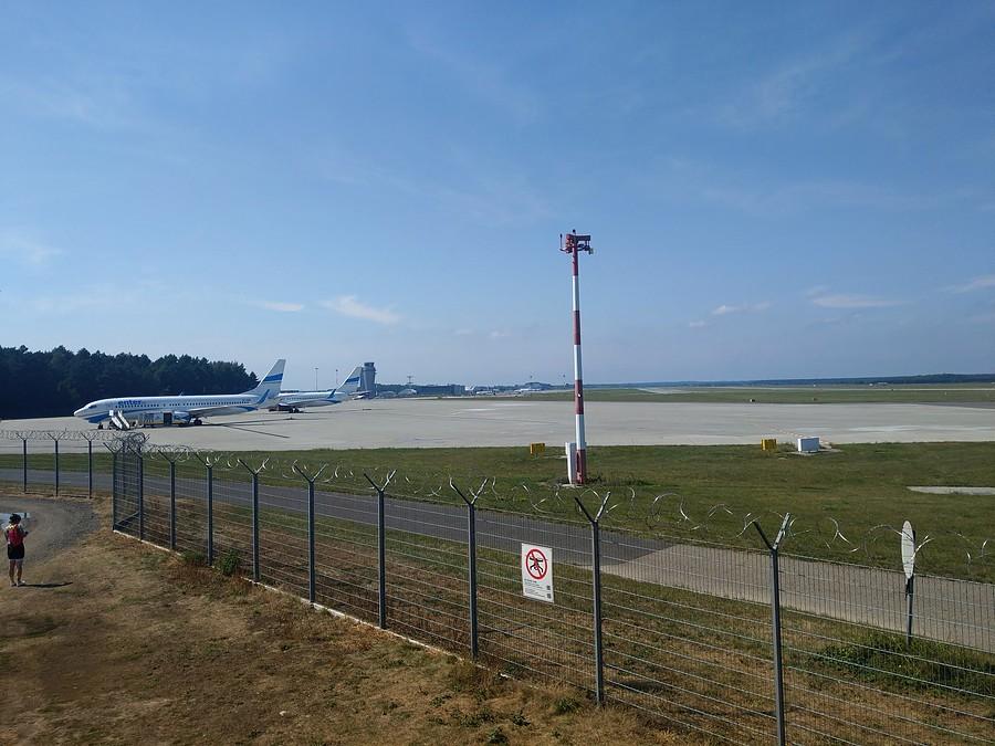 Widok z platformy widokowej w Pyrzowicach