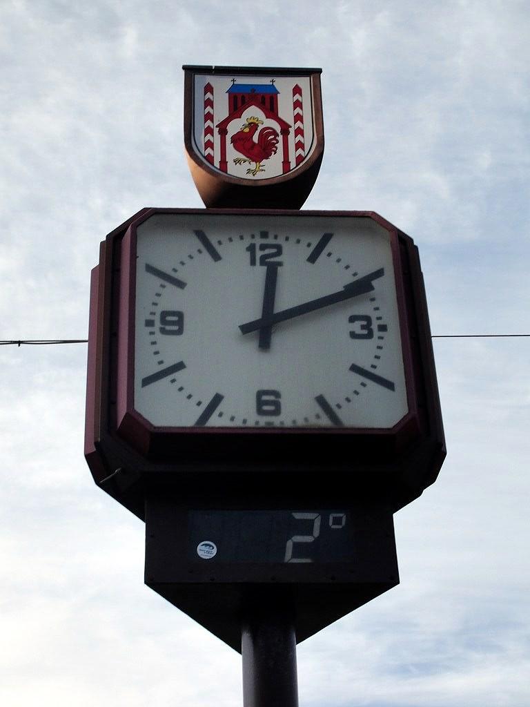 Zegar i termometr w Słubicach