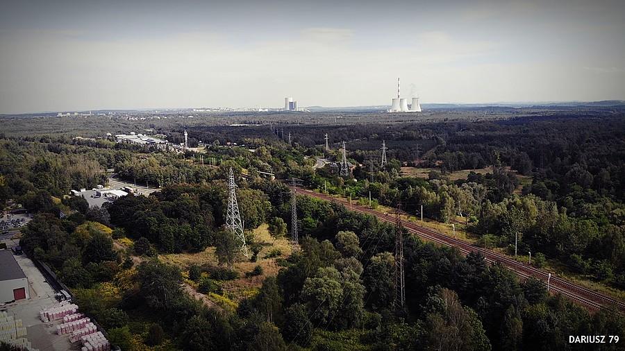 Sosnowiec Jezor widok na Jaworzno