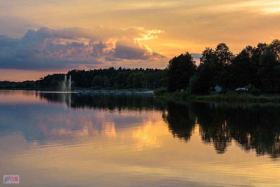 Słoneczny spektakl na zakończenie dnia