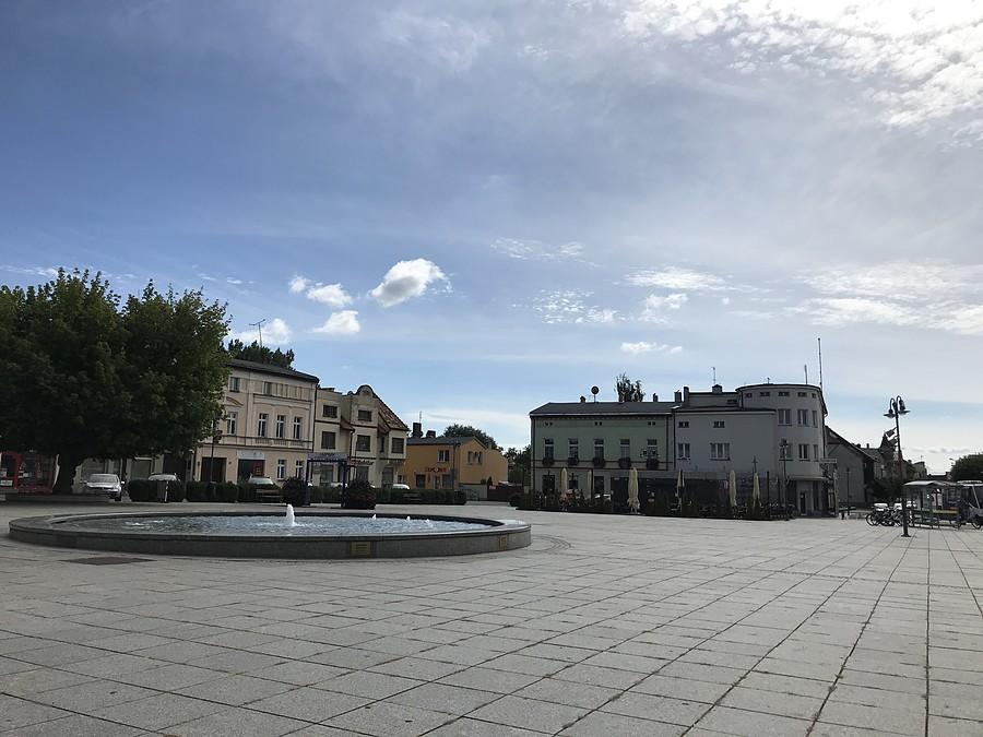 na rynku w Wągrowcu