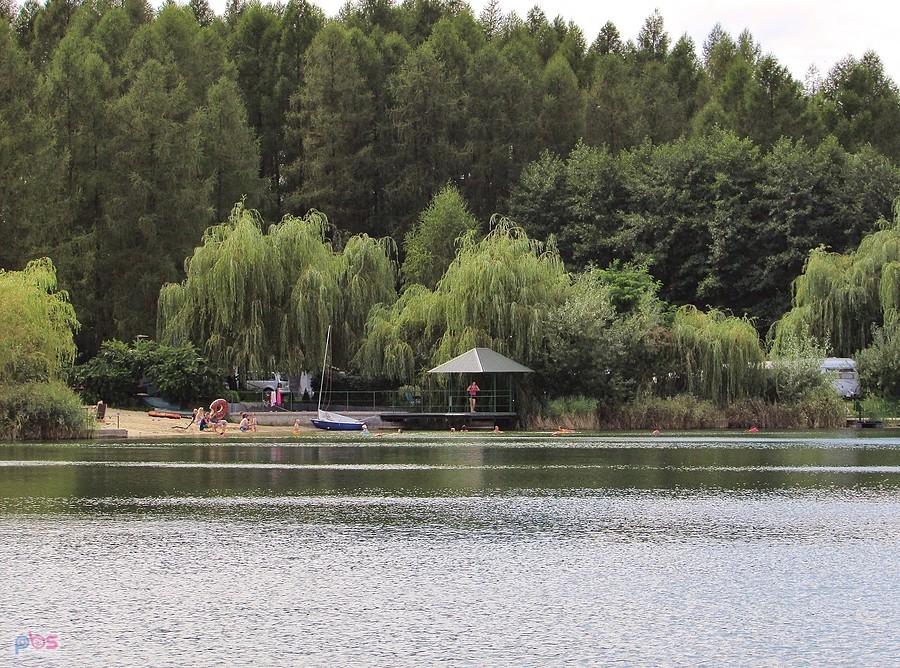 Plaża na kempingu "Loch Ness" w Gackach