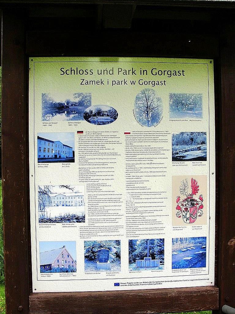 Zamek i park w Gorgast